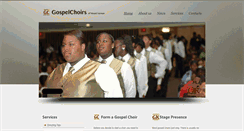 Desktop Screenshot of gospelchoirs.com